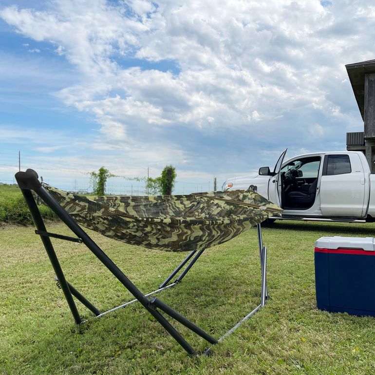 Uniki Collapsible Hammock Stand, Camo