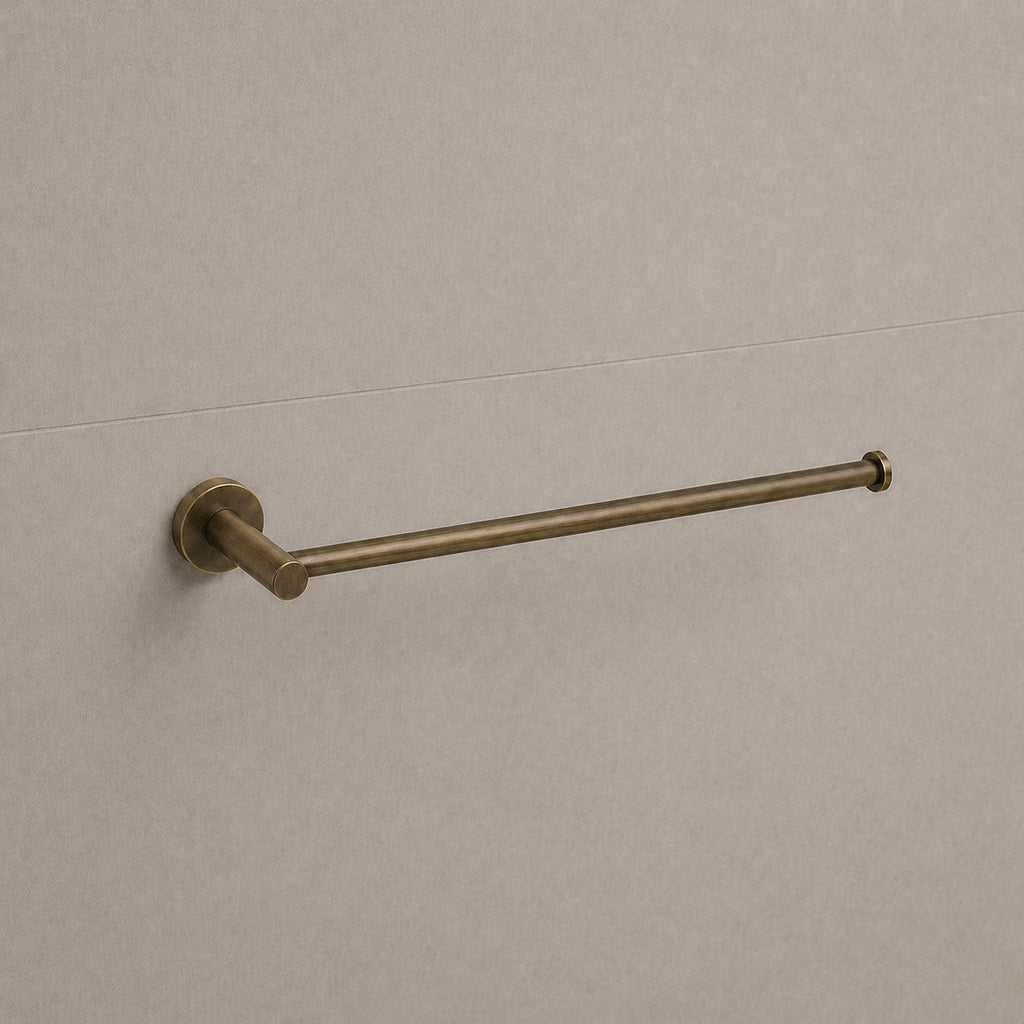 Reno Hand Towel Holder - Antique Brass