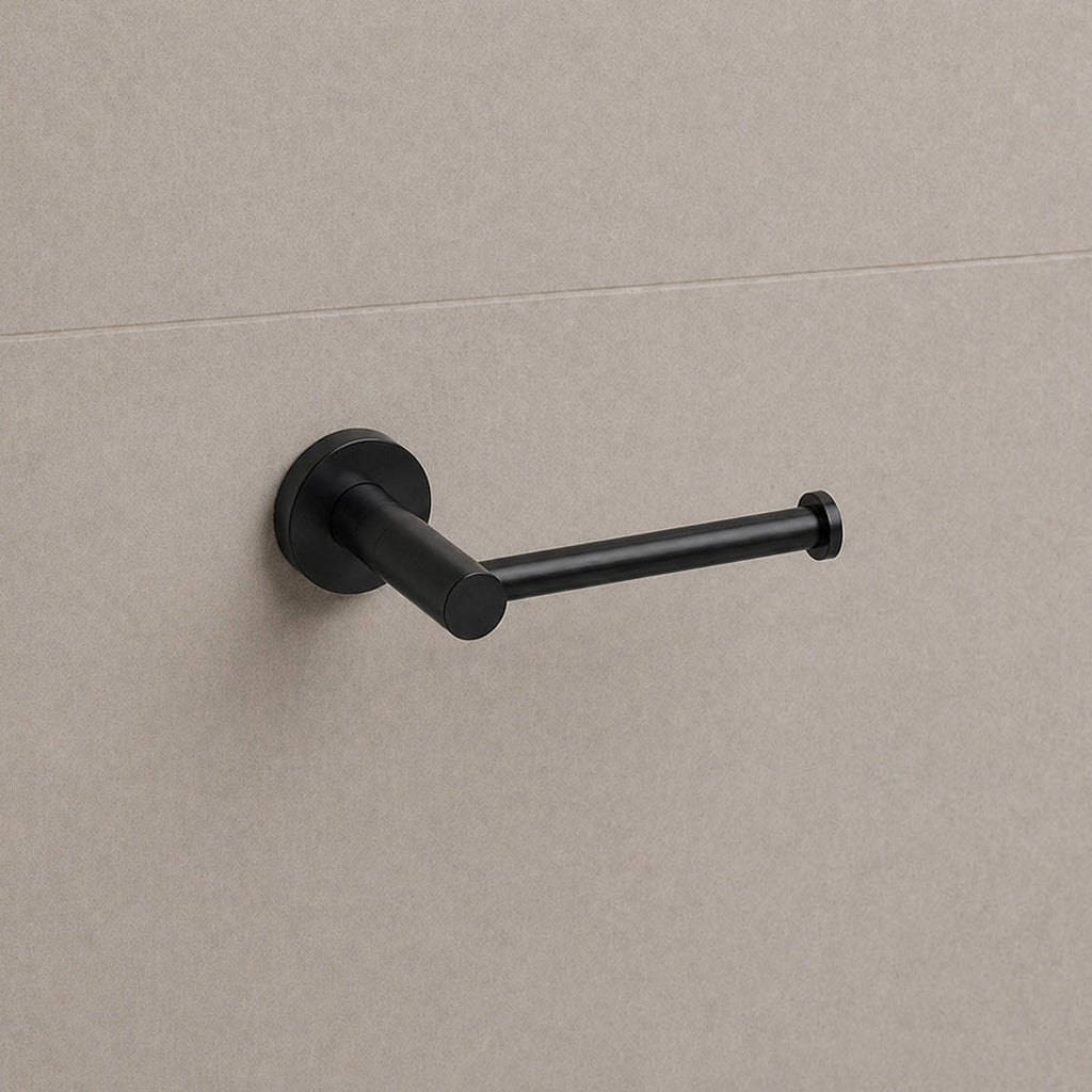 Reno Toilet Roll Holder - Matt Black