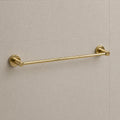 Reno Single Towel Rail - Polished Gold