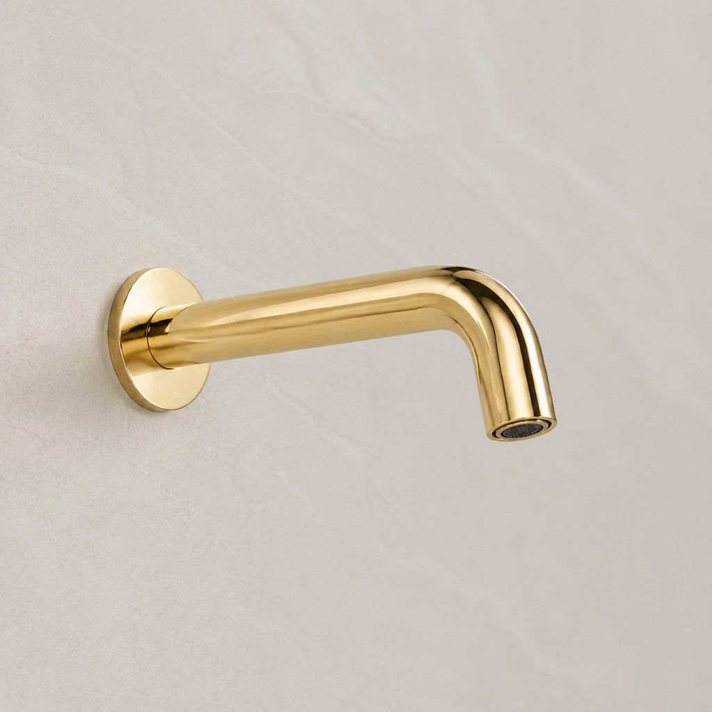 Reno Wall Spout - Polished Gold