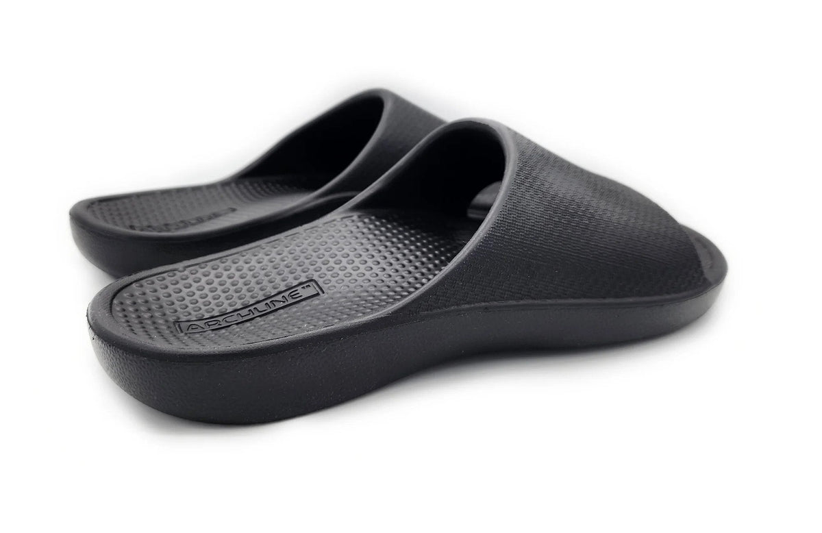 Archline Rebound Arch Support Slides Unisex - Black