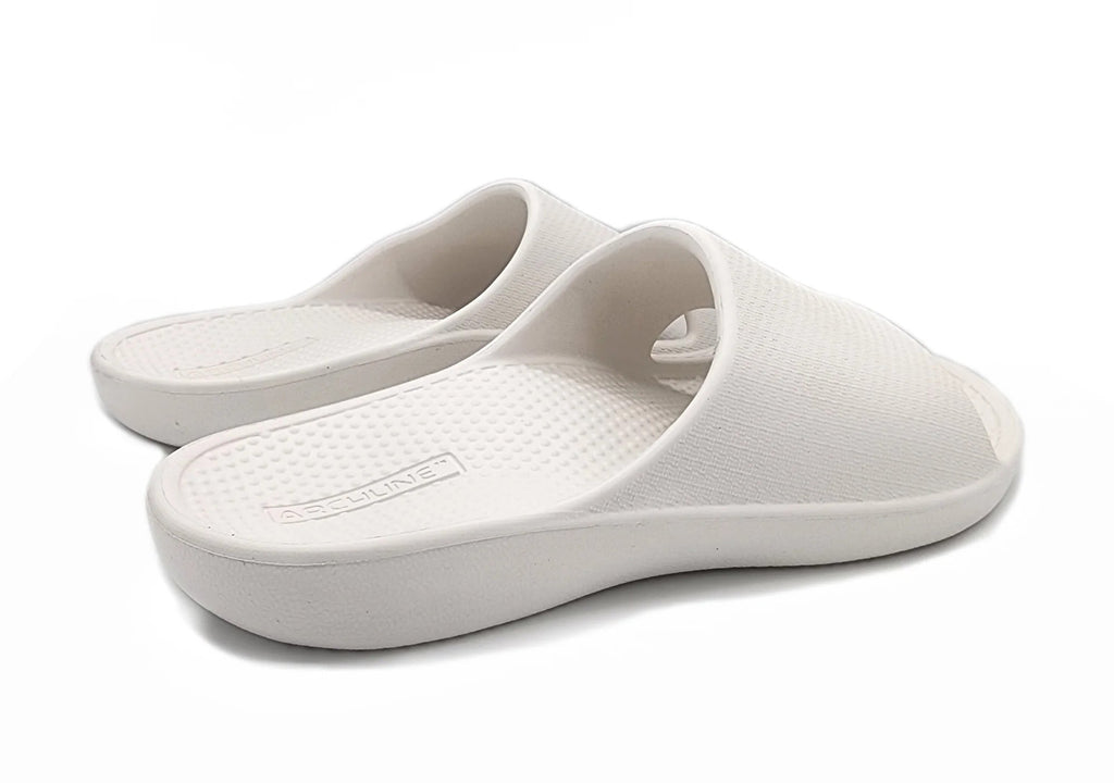Archline Rebound Arch Support Slides Unisex - White