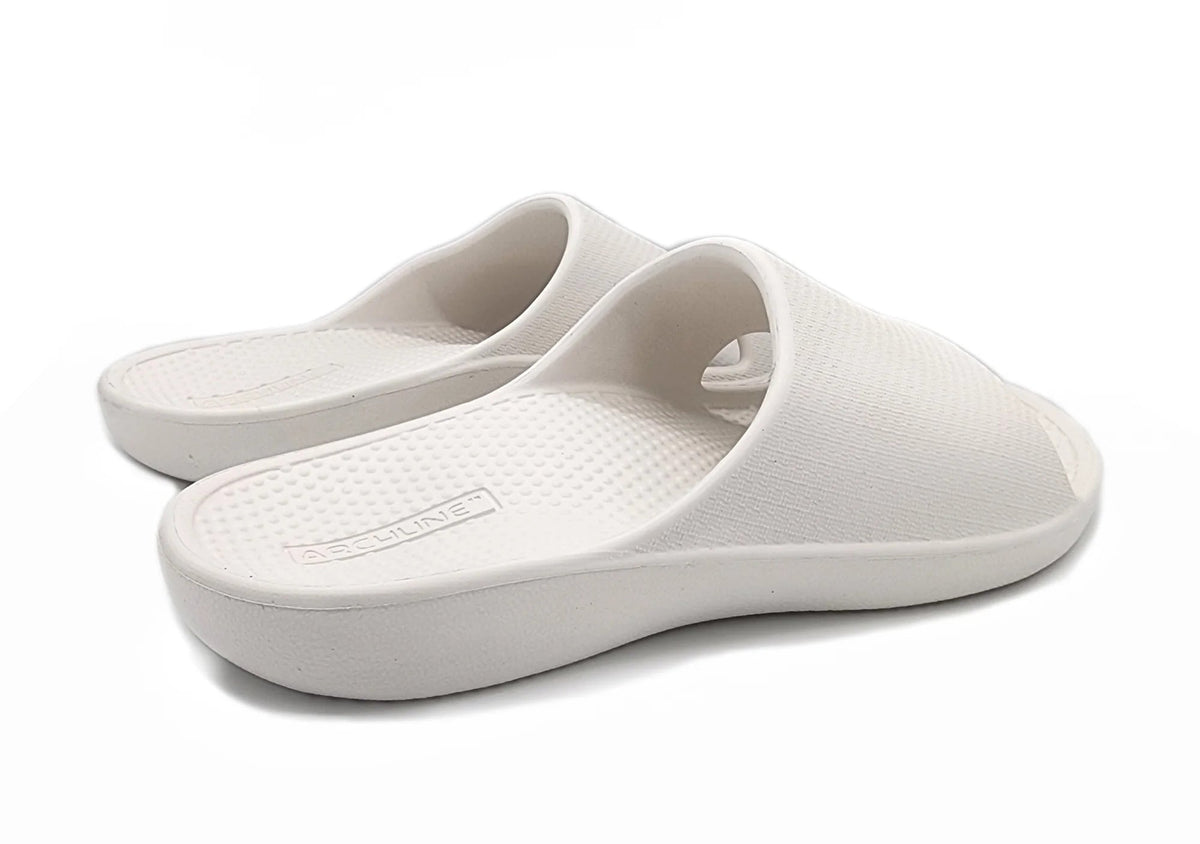 Archline Rebound Arch Support Slides Unisex - White