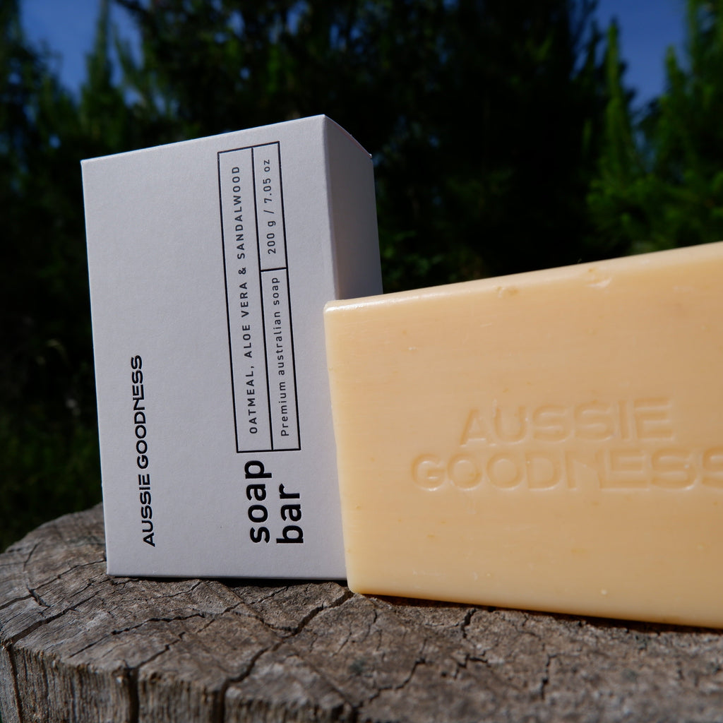 Premium Australian Oatmeal, Aloe Vera & Sandalwood Soap Bar | 200g |