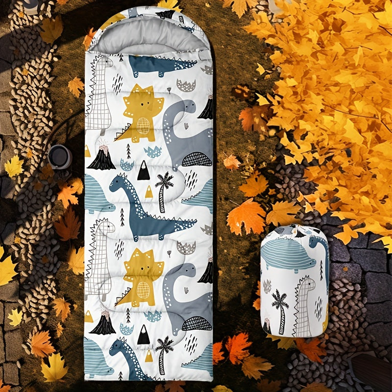 Dinosaur Camping Sleeping Bag Lightweight Warm Quilt