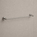 Reno Single Towel Rail - Brushed Nickel