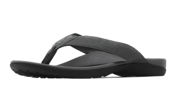 Axign Premium Orthotic Flip Flops with Arch Support – Khaki (Mens)