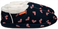 Archline Orthotic Slippers Closed – Navy with Pink Hearts (Womens)