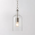 Kendal Glass Pendant Light - Nickel