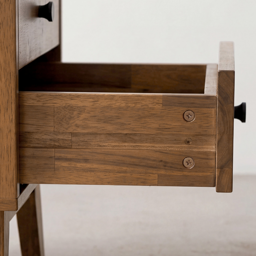 Silvia Solid Wood Bedside Table