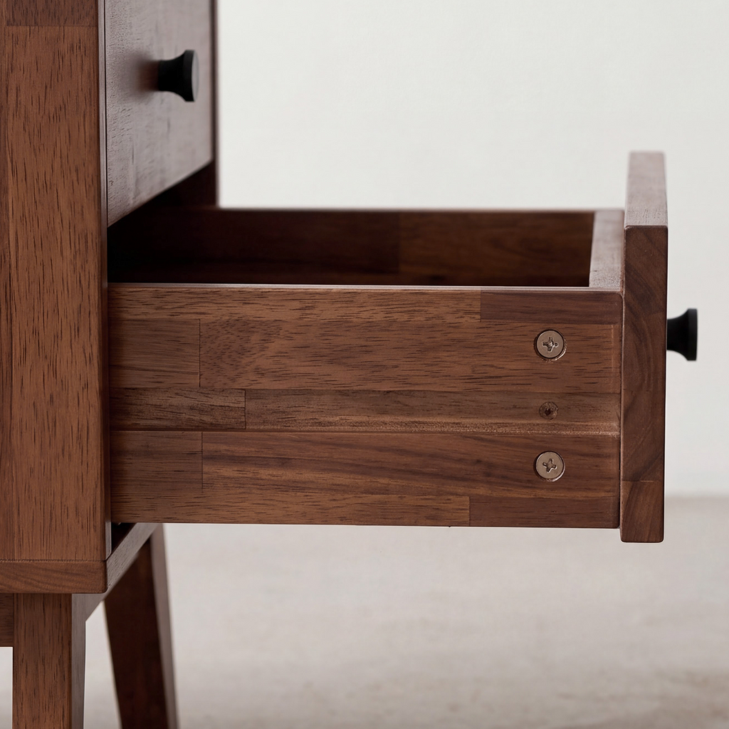Silvia Solid Wood Bedside Table