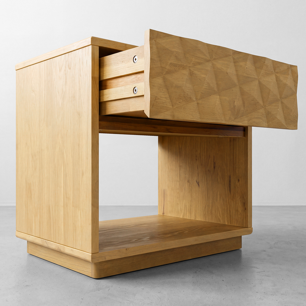 Sapa Solid Wood Bedside Table