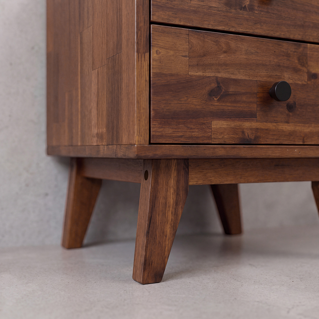 Silvia Solid Wood Bedside Table