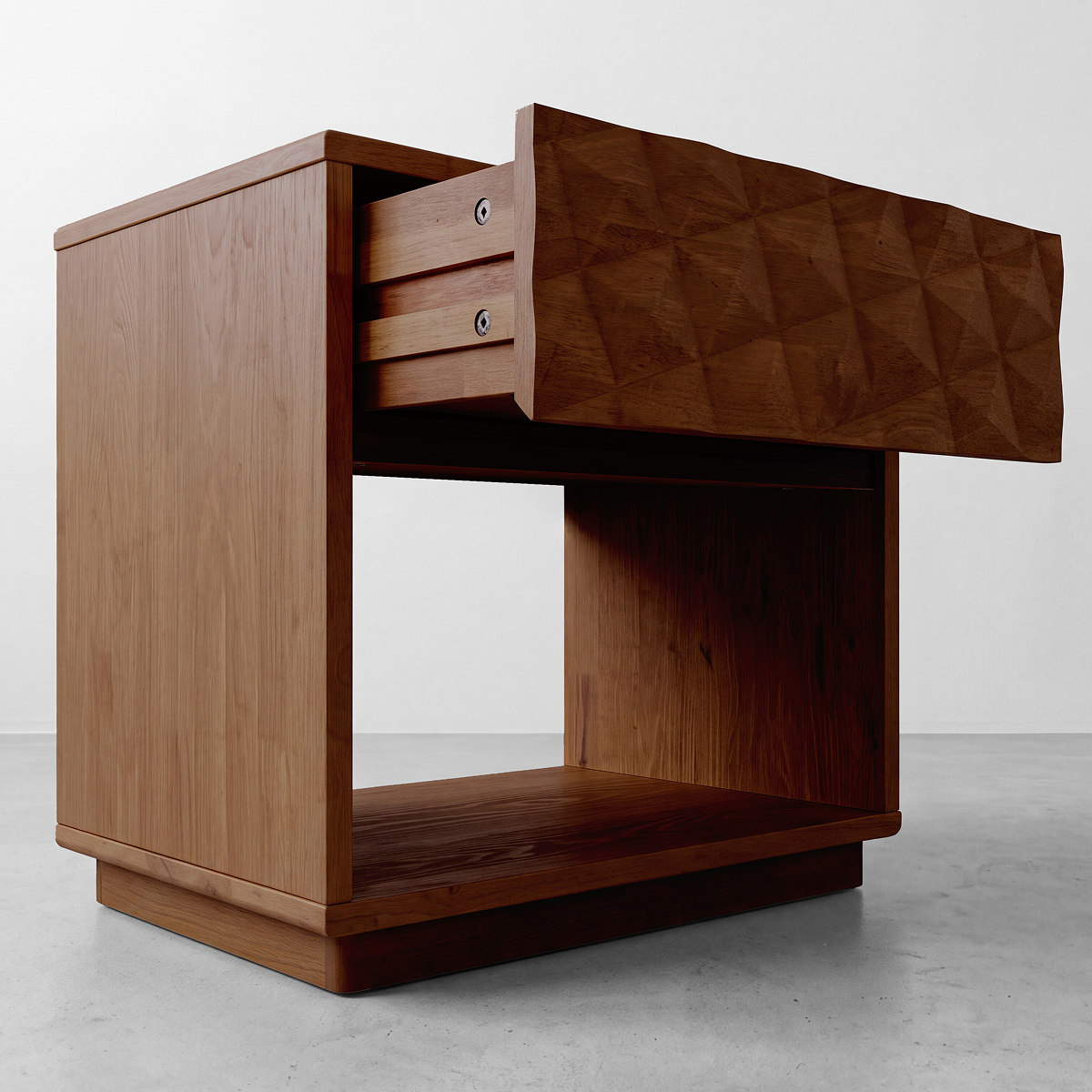 Sapa Solid Wood Bedside Table