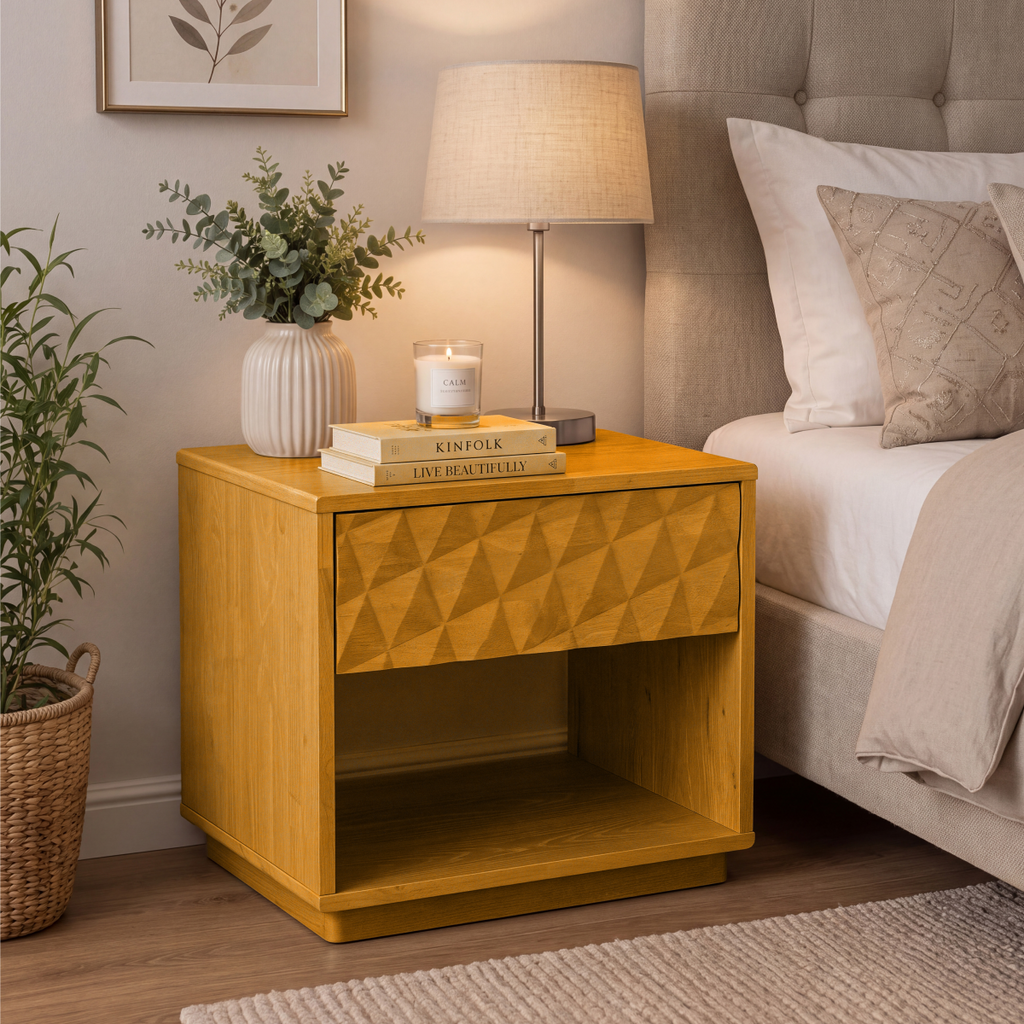 Sapa Solid Wood Bedside Table