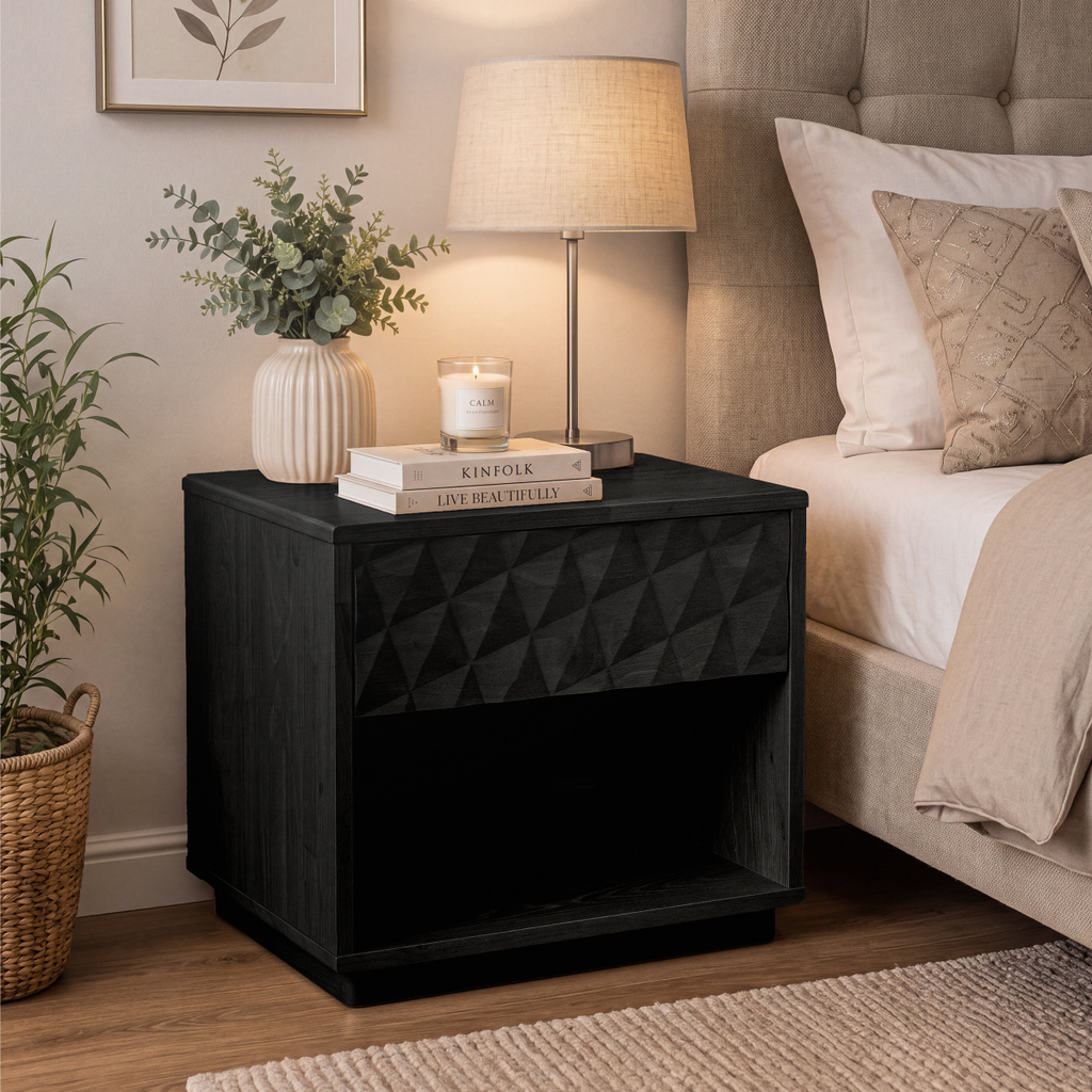 Sapa Solid Wood Bedside Table