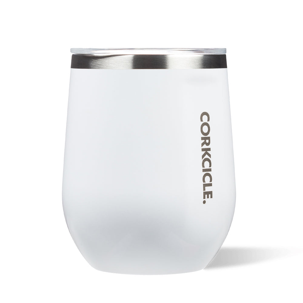 Corkcicle Stemless - 355ml Gloss White