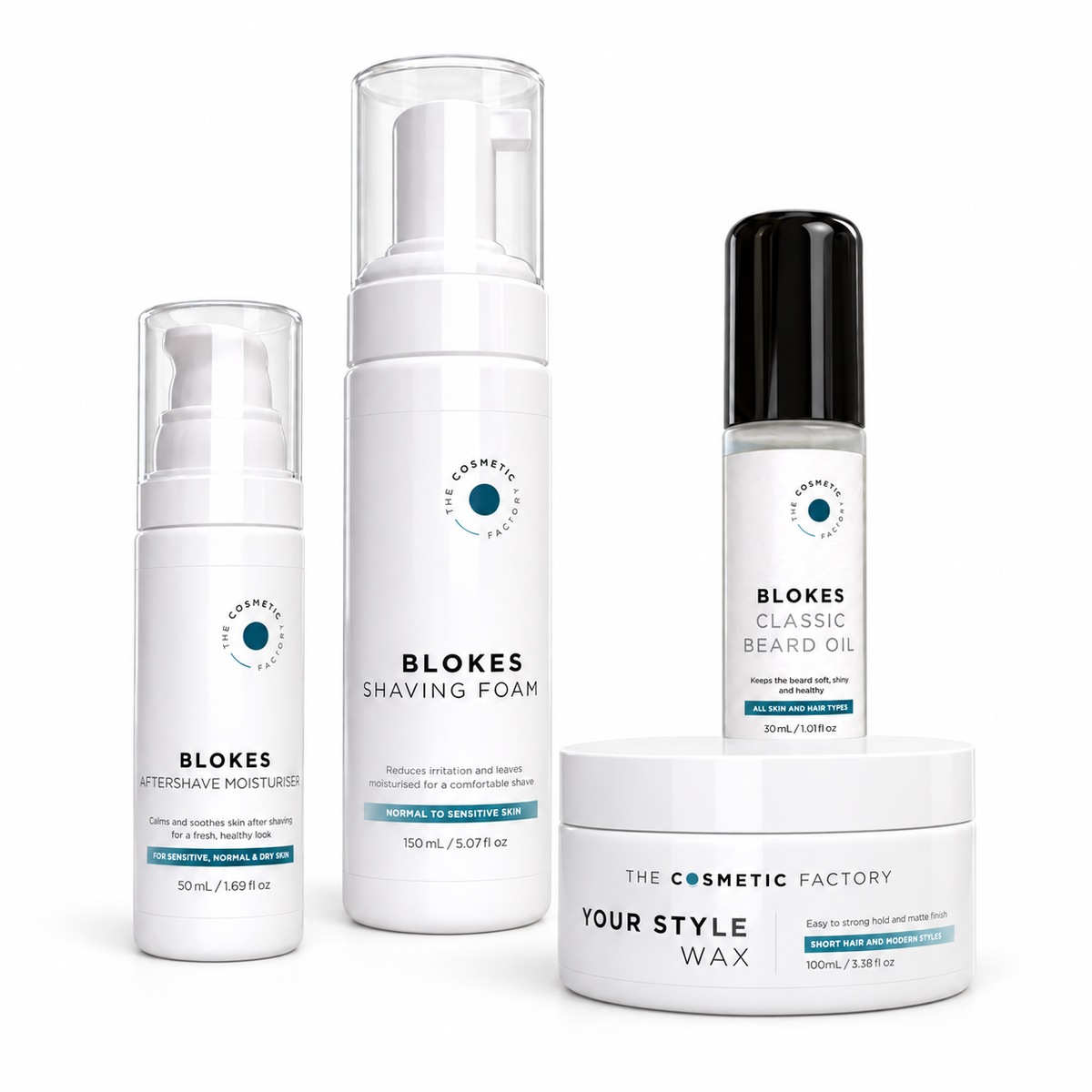 Men’s Grooming Set — Shaving Foam & Wax