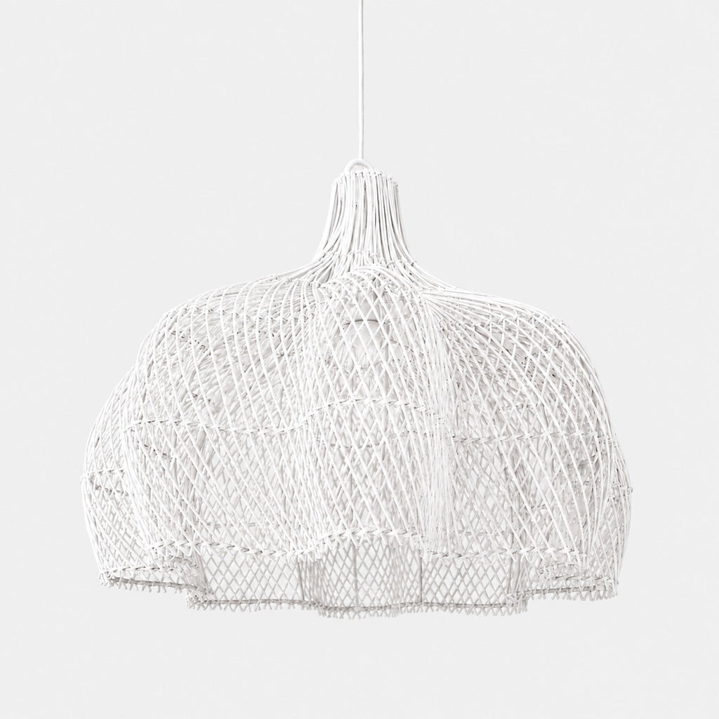 Noosa Rattan Pendant Light - White