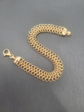 9ct Euro Bracelet Hollow 10.5mm