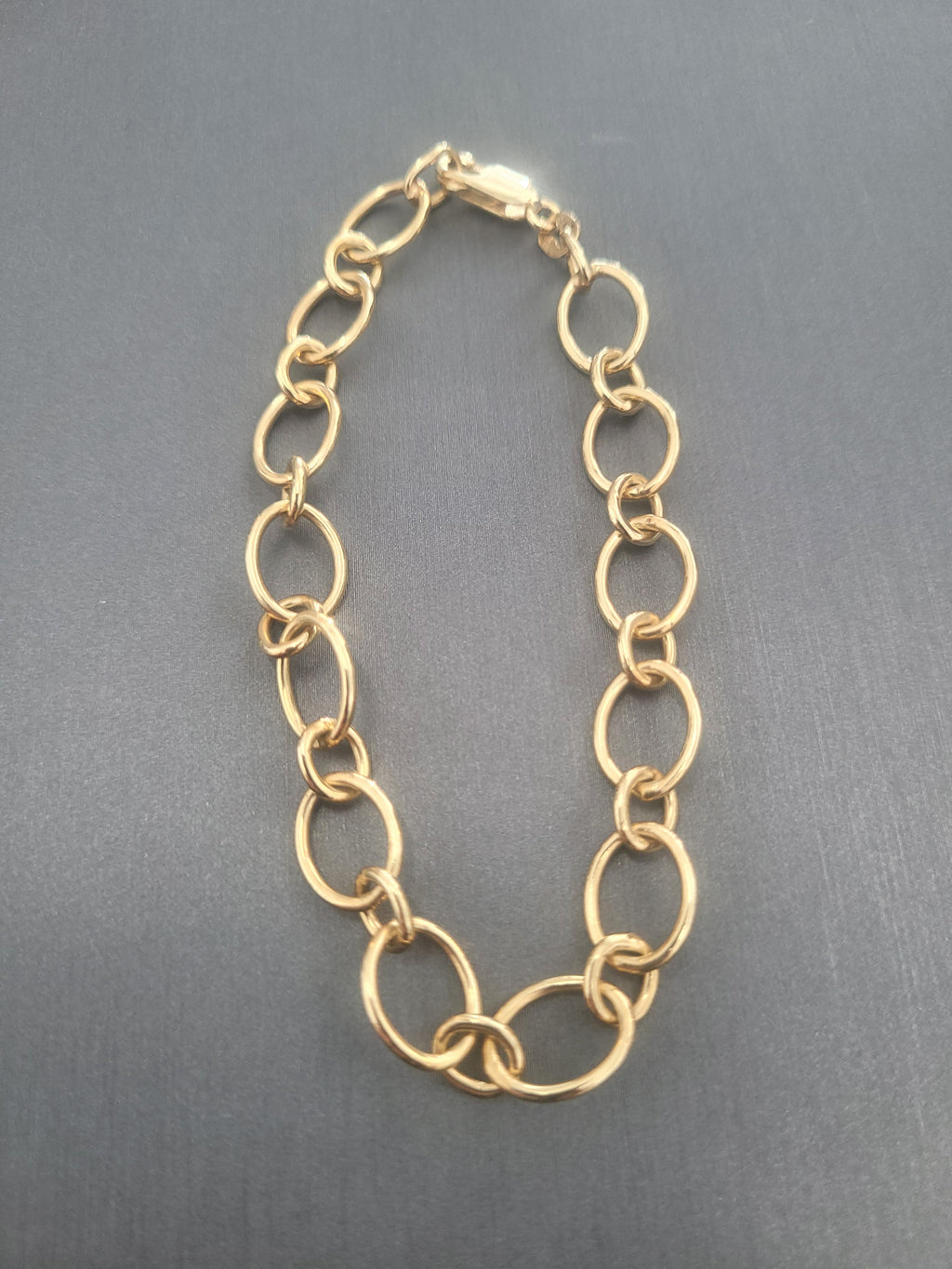 9ct Italian Oval  Link Bracelet