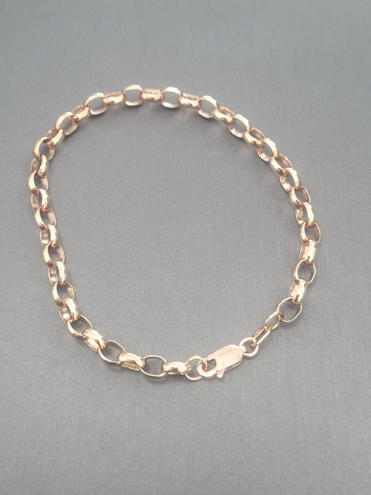 9ct Rose Gold Belcher 19cm