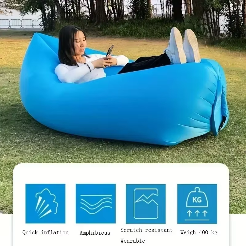 Portable Inflatable Beach Camping Air Sofa Bed
