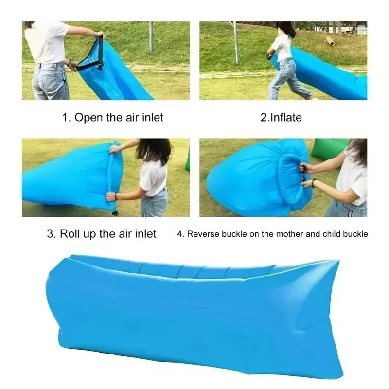 Portable Inflatable Beach Camping Air Sofa Bed